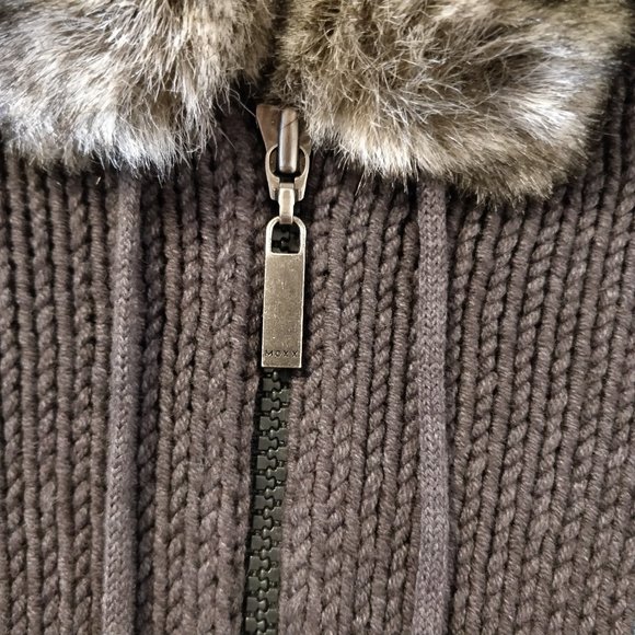 MEXX Hooded Knit Sweater Sz S - Picture 4 of 7